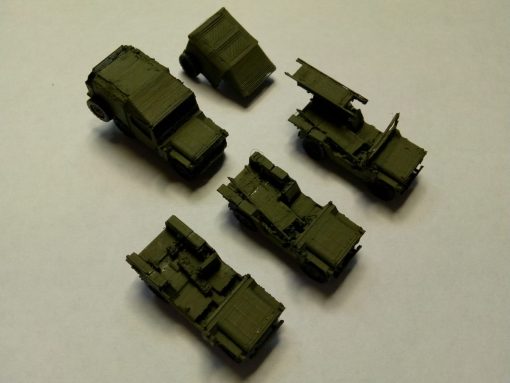 m718 mutt Krankenwagen - wargaming3d 28mm Miniatur 1 100 Modell bereitgestellt nach dem Korea-Krieg immer noch verwenden einige Länder 3D print model - Mito3D