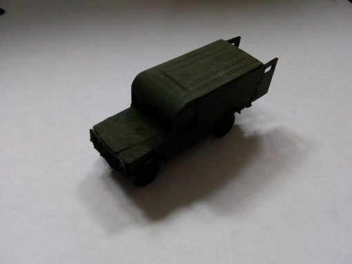 m725 kaiser-Krankenwagen - wargaming3d 28mm Miniatur 1 100 Modell kaiser Krankenwagen LKW 3D print model - Mito3D