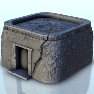 mesoamerican damaged house 20 - wargaming3d Categories: 1:100 / 15mm, 1:56 28mm, 1:72 & 1:76 20mm, 3000BC-500: Ancients, 500-1500: Medieval, Historically Accurate, Terrain, Terrain aztec jungle maya medieval mezoamerica pacific ruins miniature wargamming 3d print model - Mito3D