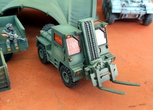 militaire chariot élévateur 28mm sci 3d véhicule wargaming3d miniature wargaming stl 1 56 modèle impression scifi camion 3d print model - Mito3D