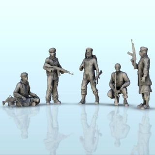 modern taliban savaşçılar wargaming3d Kategoriler 1 100 15mm 56 28mm 72 76 20mm 1945 1980 savaş sonrası 1980+ dijital stl DOSYALAR Piyade Rakamlar Afganistan karakter çağdaş kriz ölü diyorama şekil alevler Irak mini minyatürler reçine rpg manzara heykel arazi Yankee zombi minyatür oyunları 3d print model - Mito3D