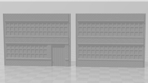 modular industrial building large long windows - wargaming3d 28mm miniature set consists 2 files making wargaming terrain buildings 15mm 1 100 scale they extremely detailed can assembled multiple ways create pieces interlock tightly do very good job hiding seams commonly found piece these alternate won t make complete themselves need combined other range 3D print model - Mito3D
