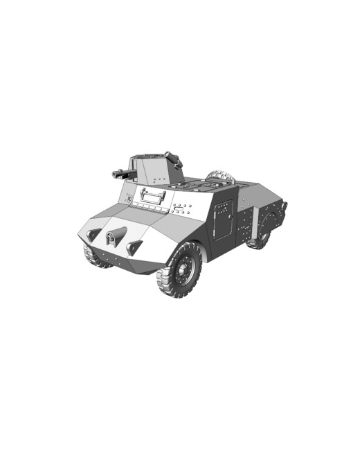 morris mk ii reconhecimento carro 1 56 28mm britânico wargaming3d 1939 1945 wwii ww2 3d imprimíveis historicamente preciso unidos reino st parafuso açao ww miniatura jogos guerra 3D print model - Mito3D