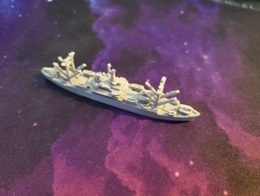 mount mckinley-class command ship - wargaming3d miniature wargamming 3d print model - Mito3D