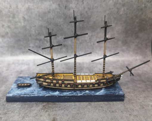 ne dutch corvette 36 guns 1790 - wargaming3d 28mm miniature unnamed which sported figurehead minerva launched ship's download includes both 1 700 620 heroic versions 3D print model - Mito3D