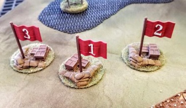 objective markers table top gaming - wargaming3d 28mm miniature original file allow you print tabletop optimized fdm printing 3d print model - Mito3D