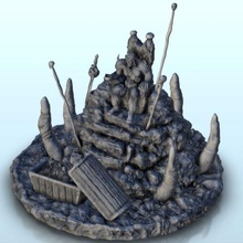 orc throne treasure chest 1 - wargaming3d miniature wargamming 40000, 40k, Age of Sigmar, alien, boyz, character, Fantasy, figure, gestalt, green-skinned, greenskins, maccabian, mini, miniatures, nob, oddboyz, orc, ork, resin, rpg, savage, scenery, scifi, sla, squad, statue, WAAAGH!, warband, warhammer, warlike 3d print model - Mito3D