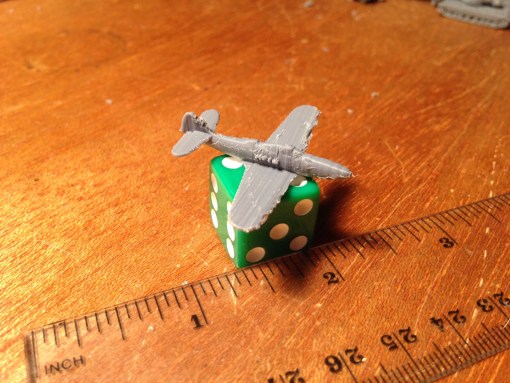 p-39q airacobra - wargaming3d 28mm em miniatura 3D print model - Mito3D