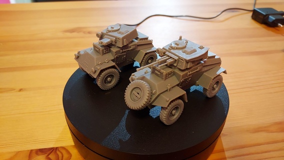 pack guy armoured car + humber 1 56 28mm - wargaming3d armored britain united kingdom miniature wargamming 3d print model - Mito3D