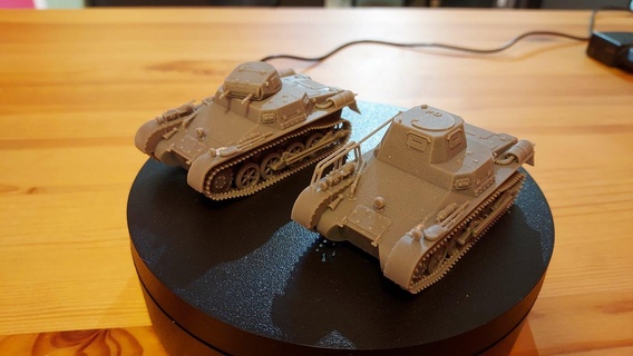 pack panzer 1 ausf leicht funk munitionsschlepper 56 28mm - wargaming3d tank german miniature wargamming 3d print model - Mito3D