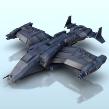 palemon uzay gemisi 23 wargaming3d minyatür savaş oyunları 40000 taksi Taşıyıcı Gelecek fütürizm fütüristik lejyon makine askeri macera opera manzara Sci Fi scifi SF star savaşlar Ulaşım araç 3d print model - Mito3D