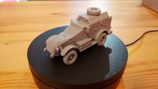 panhard 179 1 56 28mm - wargaming3d Categories: 1936-1939: 1918-1939: Interwar, France scale armored carrier france wwii miniature wargamming 3d print model - Mito3D
