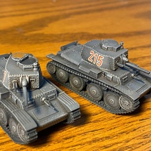 Panzer 38 wargaming3d miniature wargaming Char tchèque ww2 3d print model - Mito3D