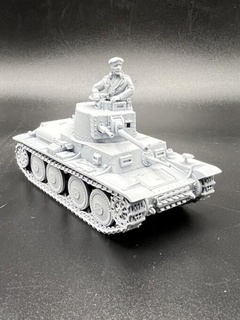 Panzer 38 ausf wargaming3d Catégories 1939 1945 WW2 Allemand Hongrie Roumanie stl allemand réservoir 1 56 28mm boulonnage bonne heure guerre lumière pz ww ii miniature wargaming 3d print model - Mito3D