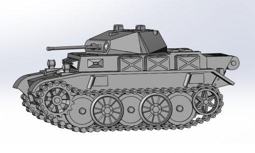 Panzer ii ausl Luchs wargaming3d Kategorien 1 56 28mm 1939 1945 wwii WW2 Deutsch historisch genau Bolzen Aktion Deutsche Armee ostfront recce Aufklärung Miniatur Wargaming 3d print model - Mito3D