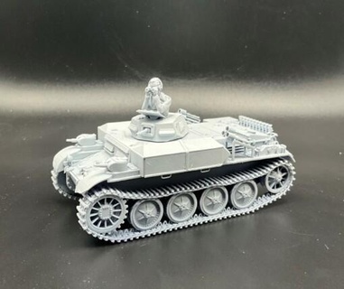 Panzer ii chama flamingo wargaming3d Categorias 1939 1945 WW2 alemão 1 56 28mm tanque lança chamas pz stl miniatura jogos guerra 3d print model - Mito3D