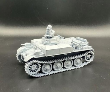 panzer ii alev flamingo wargaming3d Kategoriler 1939 1945 WW2 Almanca 1 56 28mm tank makinası tankı pz stl minyatür savaş oyunları 3d print model - Mito3D