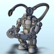 phiterin combat robot 28 - wargaming3d miniature wargamming future, miniatures, science-fiction, scifi, wargame 3d print model - Mito3D