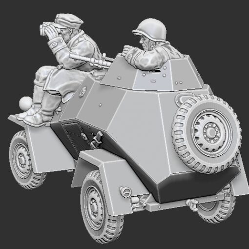 polacco esercito ba64 28mm wargaming3d miniatura wargaming 1 56 1945 AA veicolo BA64 bullone azione orientale davanti Kolberg posizione pomerania sovietico ww2 3D print model - Mito3D