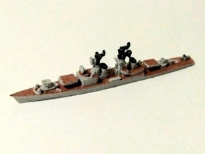 project 58 missile cruiser - wargaming3d miniature wargamming fleet, missile, missile cruiser, russia, russian, russian fleet, soviet fleet, USSR