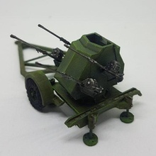 quad polsten anti-aircraft gun - limber wargaming3d 28mm miniature 3d print model - Mito3D