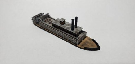 ram lioness - wargaming3d miniature wargamming American Civil War, Ellet Ram Fleet, Mississippi River, Union 3d print model - Mito3D