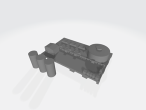 Auftanken Dock wargaming3d 28mm Miniatur 3d print model - Mito3D
