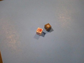rising sun uncle sam dice - wargaming3d 28mm miniature 3d print model - Mito3D
