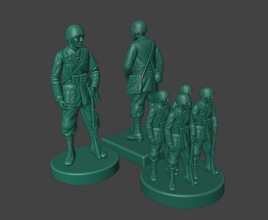 ritterkrieg wwii 1940 italian rifleman - wargaming3d Categories: 1939-1945: WWII, DIGITAL STL FILES 20mm axis & allies cavalry chinese nationalist communist game accessory memoir '44 miniature route army wargamming 3d print model - Mito3D