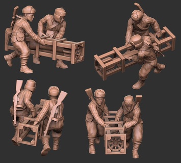 rkka m30 soldiers01 wargaming3d minyatür savaş oyunları 3d print model - Mito3D
