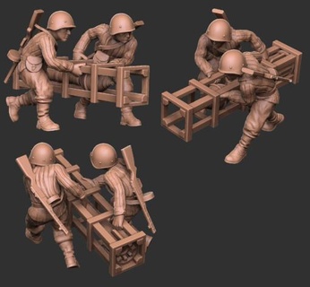 rkka m30 soldiers02 wargaming3d minyatür savaş oyunları 3d print model - Mito3D