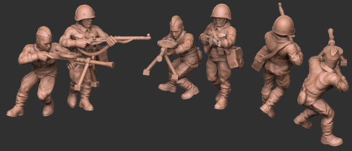 rkka mgs wargaming3d miniatura jogos guerra 3D print model - Mito3D