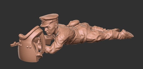 rkka marinheiro wargaming3d miniatura jogos guerra 3d print model - Mito3D