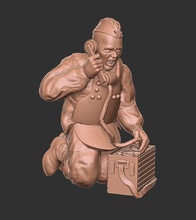 rkka scoutradist - wargaming3d miniature wargamming 3d print model - Mito3D