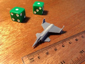 a rockwell xfv-12a - wargaming3d 28mm em miniatura 3d print model - Mito3D