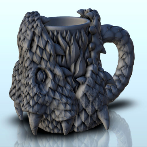 rogue dragon dice 1 - wargaming3d miniature wargamming accessory, beer holder, box, cup, dice, dnd, drink, dungeon, game, glass, mug, rpg, tabletop, tower, tray, wargame, wargaming, warhammer 3D print model - Mito3D