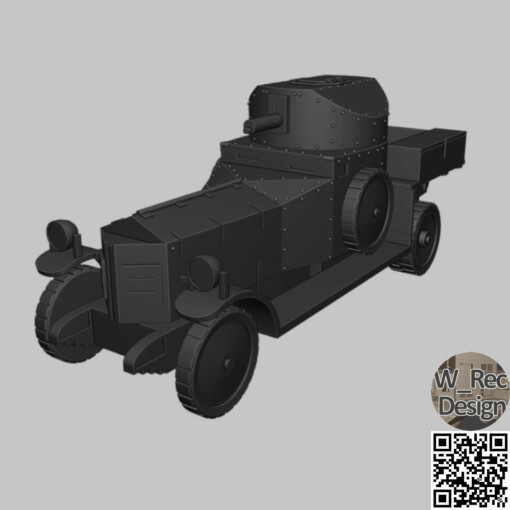 rolls royce blindado carro wargaming3d 1 56 28mm 1914 1918 wwi ww1 1936 1939 guerras 1945 wwii ww2 comunidade parafuso açao rolos royce miniatura jogos guerra 3D print model - Mito3D