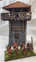 roman watchtower - wargaming3d 28mm miniature 3d print model - Mito3D