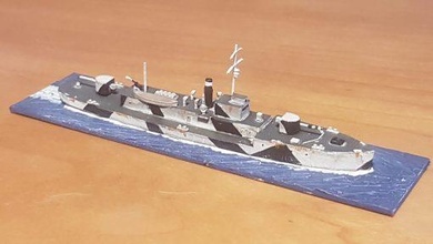 Royal marine moniteur m33 wargaming3d 28mm miniature 3d print model - Mito3D