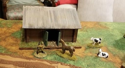 rural barn - wargaming3d 28mm miniature 3d print model - Mito3D