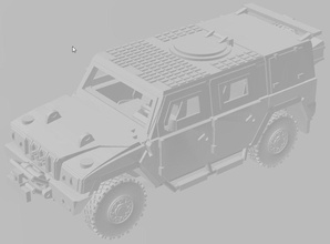 russian rys iveco lince clv - wargaming3d miniature wargamming armoured command vehicle, Armoured Personnel Carrier, russian, wheeled armour 3d print model - Mito3D