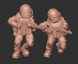 russo soldiers01 wargaming3d miniatura jogos guerra 3d print model - Mito3D