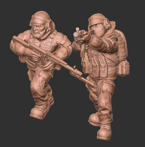 russe soldiers03 wargaming3d miniature wargaming 3D print model - Mito3D