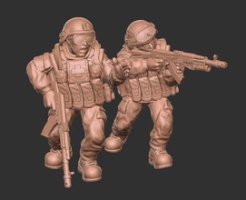 russianf squad03 - wargaming3d miniature wargamming 3d print model - Mito3D