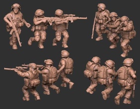 russianf squad06 - wargaming3d miniature wargamming 3d print model - Mito3D