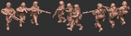 russianfsoldier06 wargaming3d miniatura jogos guerra 3d print model - Mito3D