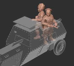 russo balt equipe técnica wargaming3d miniatura jogos guerra 3d print model - Mito3D