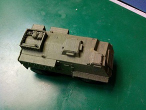 saxon apc britisch - wargaming3d 28mm Miniatur 1 100-Modell der britischen Armee 3d print model - Mito3D