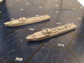 schnellboot torpedo boat - wargaming3d miniature wargamming 3d print, boat, german navy, kriegsmarine, Navy, torpedo, 3d print model - Mito3D