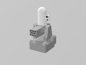 searam - wargaming3d miniature wargamming Accessories, missile, missile launcher, sea r, Sea Ram, ship, United states 3d print model - Mito3D
